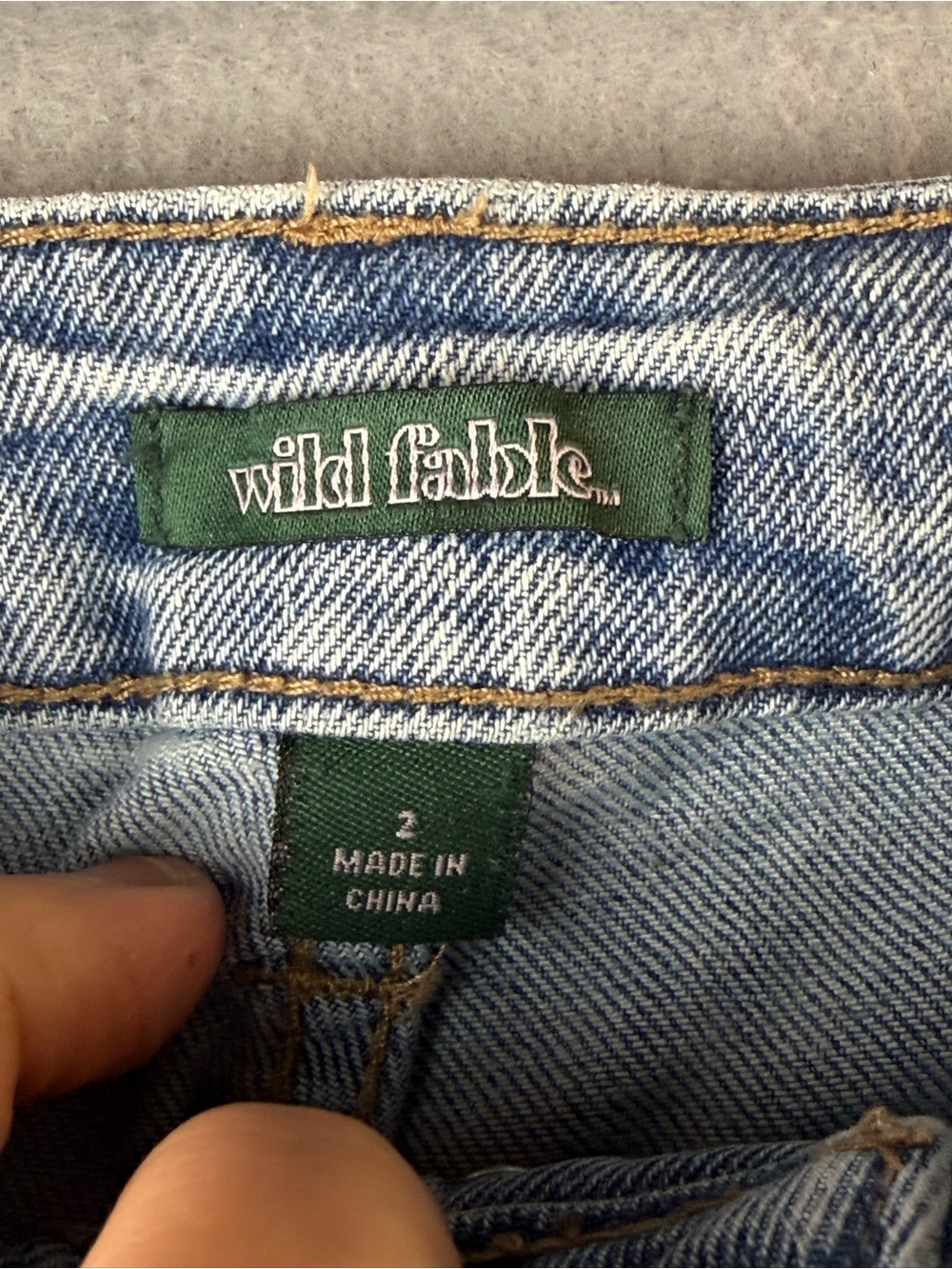 Wild Fable Light Blue High Rise Straight-Leg Ripped Jeans - Picture 6 of 8